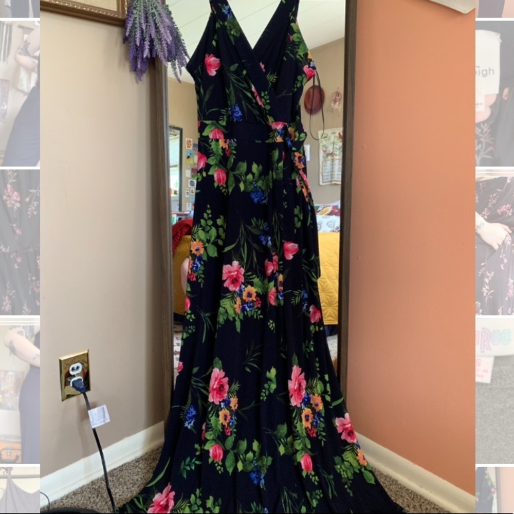 Floral maxi dress